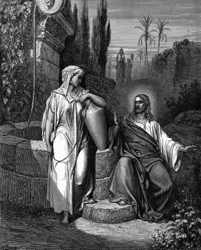 Jésus parle avec la femme samaritaine - Gustave Dore